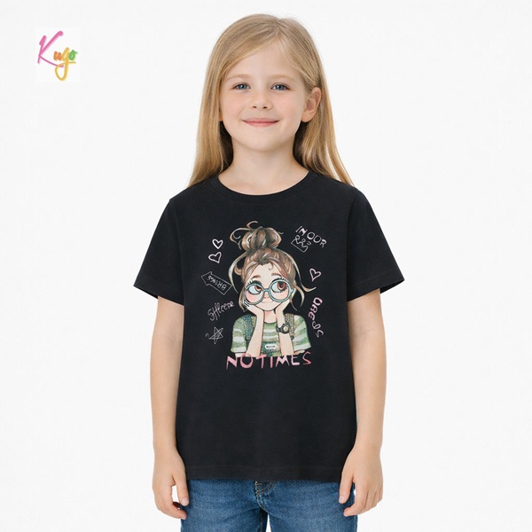 Dívčí triko s krátkým rukávem KUGO (134-164) 