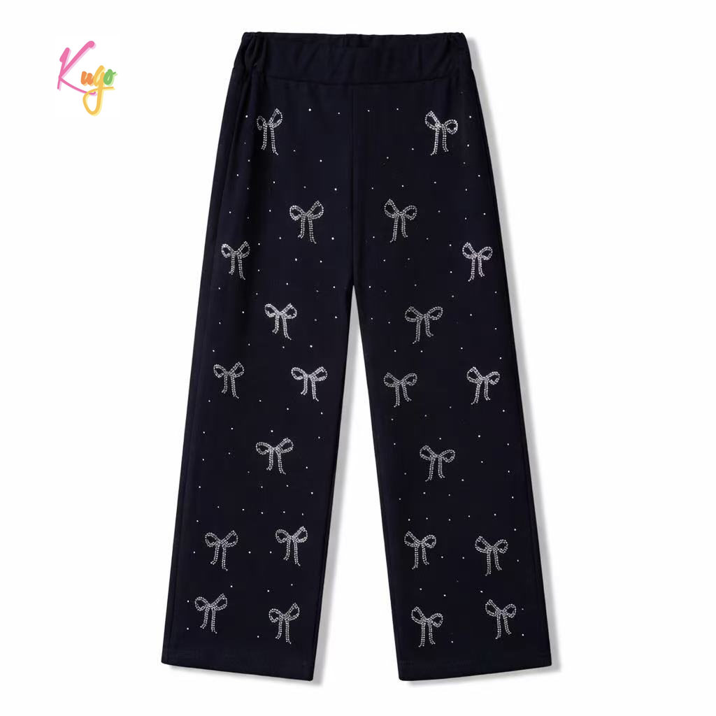 Dívčí moderní rozšířené legíny KUGO (116-146) 