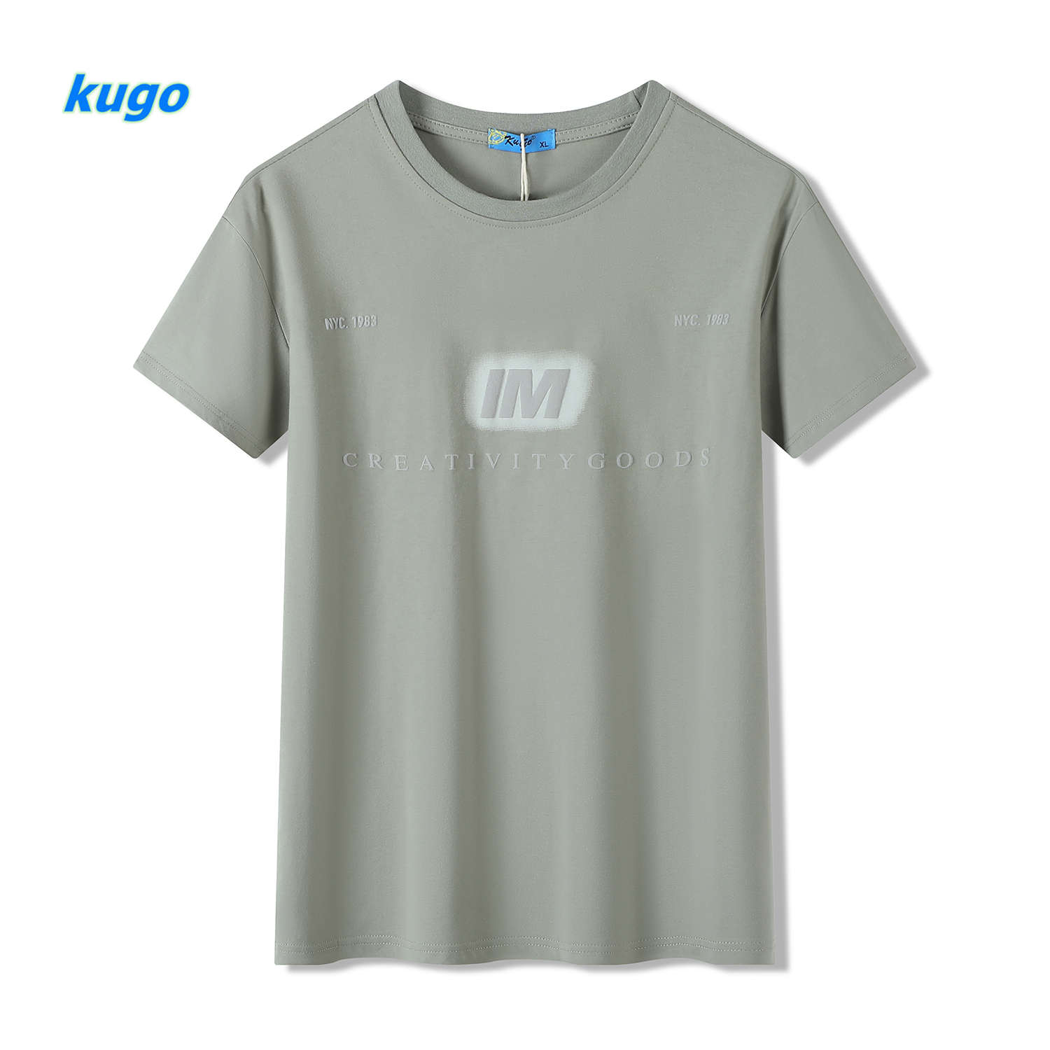 Pánské triko s krátkým rukávem KUGO (M-3XL)