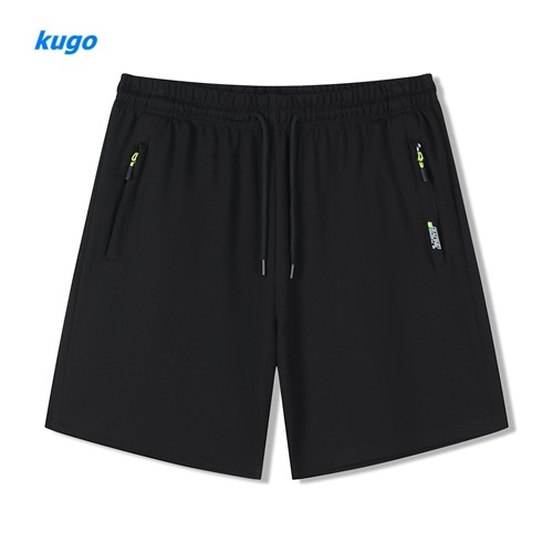 Pánské jednobarevné letní šortky  KUGO (M-3XL)