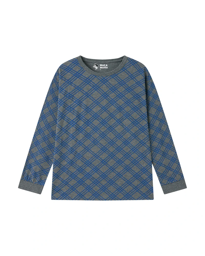 Pánské dlouhé noční pyžamo WOLF (M-3XL)