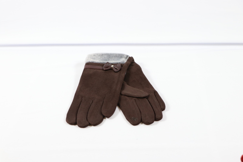 Dámské zimní rukavice s kožíškem  ECHT