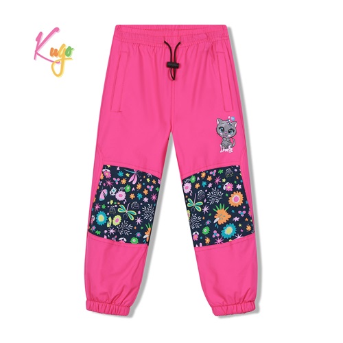 Dětské zateplené šustákové kalhoty KUGO (86-116)