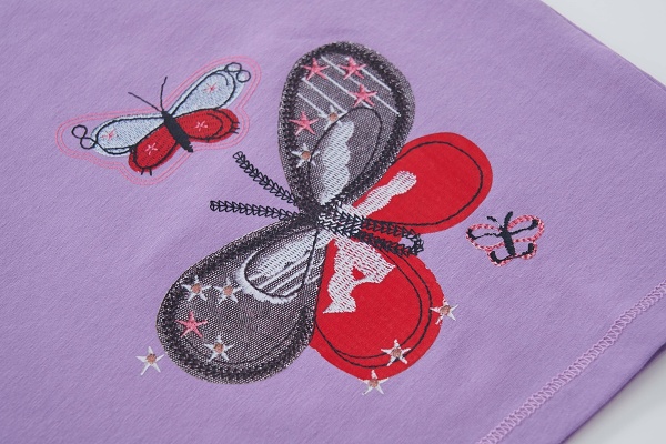 Dívčí triko s krátkým rukávem WOLF (98-128)