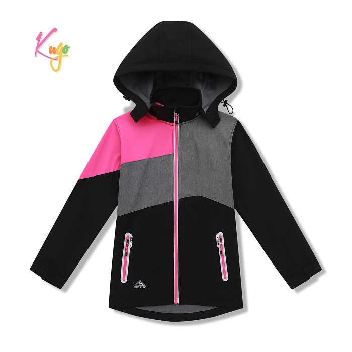Dorostenecká slabá softshellová bunda KUGO (134-164)