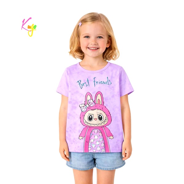 Dívčí triko s krátkým rukávem KUGO (98-128) 