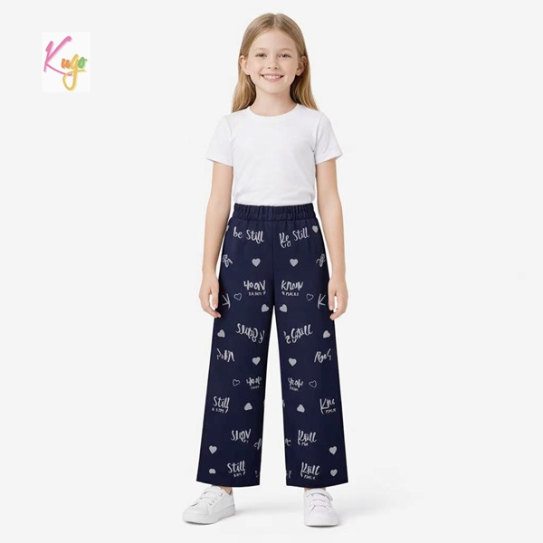 Dívčí moderní rozšířené legíny Kugo  (134-164) 