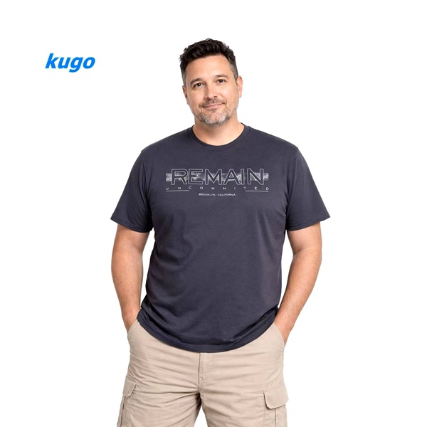 Pánské triko s krátkým rukávem KUGO (M-3XL)