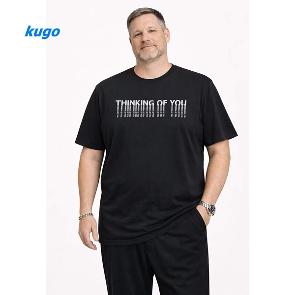 Pánské triko s krátkým rukávem KUGO (M-3XL)