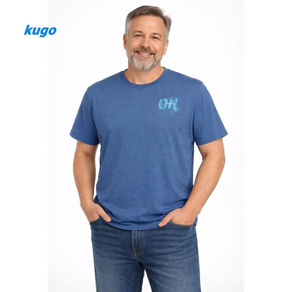 Pánské triko s krátkým rukávem KUGO (M-3XL)