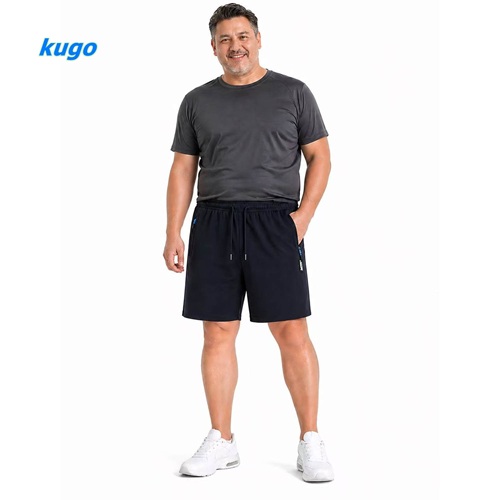 Pánské jednobarevné letní šortky  KUGO (M-3XL)