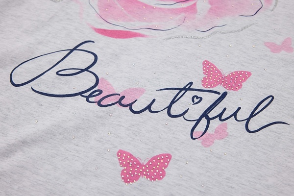 Dívčí  triko s dlouhým rukávem WOLF (134-152)  