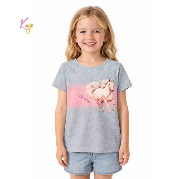 Dívčí triko s krátkým rukávem KUGO (98-128) 