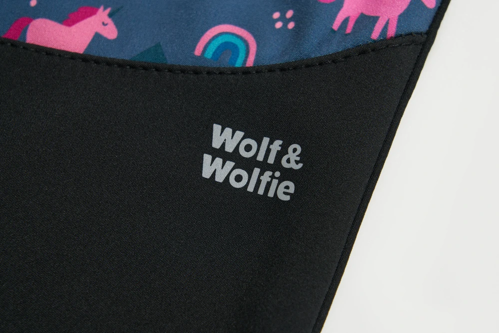 Dívčí teplé softshellové kalhoty WOLF (98-128)