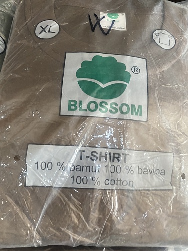 Dospělé jednobarevné triko s krátkým rukávem  BLOSSOM (M-2XL)