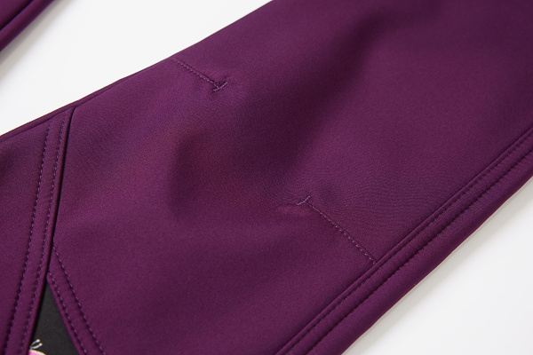 Dívčí teplé softshellové kalhoty WOLF (92-110)