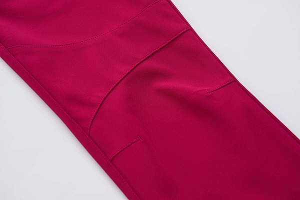 Dívčí slabé softshellové kalhoty s vyšším  WOLF (104-134)