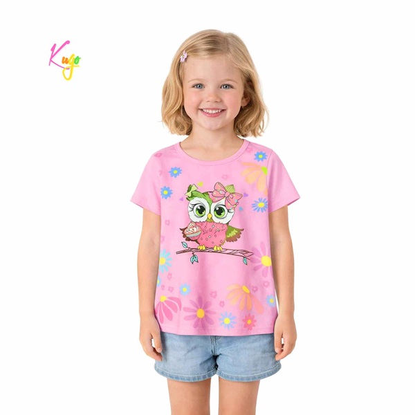 Dívčí triko s krátkým rukávem KUGO (98-128) 