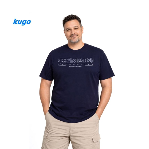 Pánské triko s krátkým rukávem KUGO (M-3XL)