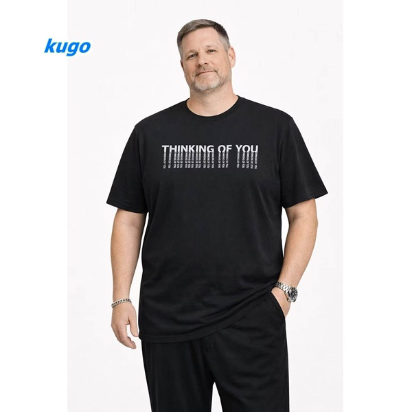 Pánské triko s krátkým rukávem KUGO (M-3XL)