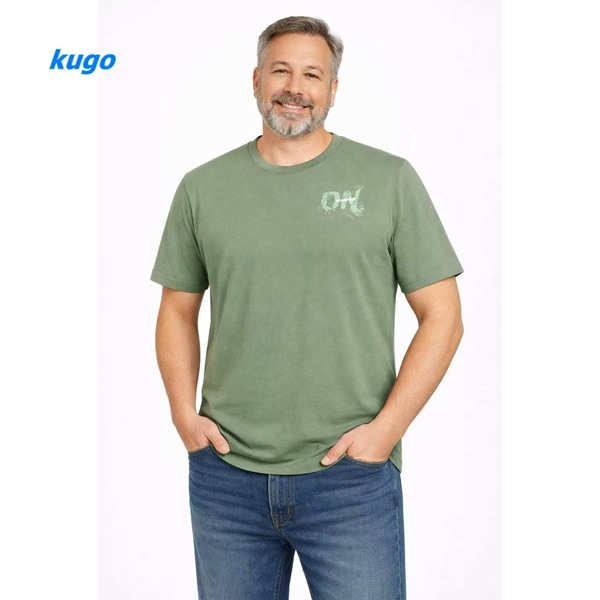 Pánské triko s krátkým rukávem KUGO (M-3XL)
