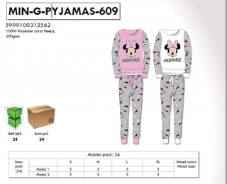 Dámské TEPLÉ pyžamo MINNIE (XS-XL)