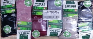 Dámské obrázkové zdravotní  bambusové ponožky AURA.VIA (35-41)