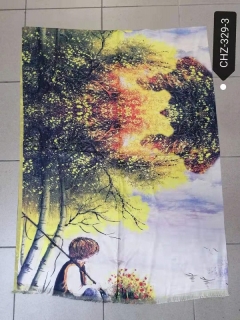 Dámský hedvábný šátek DELFIN