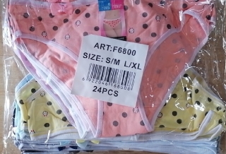 Dámské spodní kalhotky (S/M-L/XL)