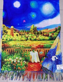 Dámská teplá šála ART  DELFIN