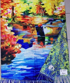 Dámská teplá šála ART  DELFIN