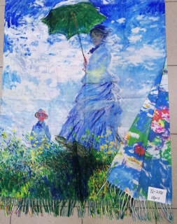 Dámská teplá šála ART  DELFIN