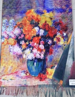 Dámská teplá šála ART  DELFIN