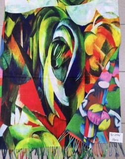 Dámská teplá šála ART  DELFIN