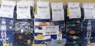 Pánské obrázkové  ponožky AURA-VIA (39-46)