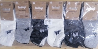 Dámské obrázkové kotníčkové ponožky MIMI (35/38-38/41)