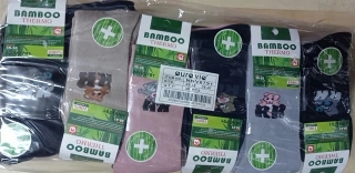 Dámské thermo obrázkové zdravotní  bambusové ponožky AURA.VIA (35-41)