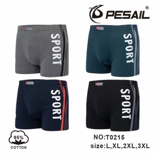 Pánské bavlněné trenkoslipy (boxerky) Pesail (L-3XL)