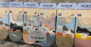 Dámské kotníčkové ponožky (ťapky)  AURA-VIA (35-41)