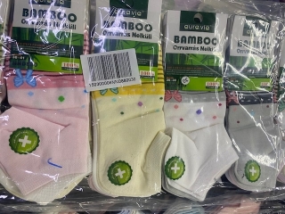 Dámské kotníčkové bambusové ponožky AURA.VIA (35-41)