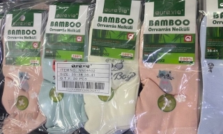 Dámské kotníčkové bambusové ponožky AURA.VIA (35-41)