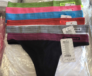 Dámské bezešvé kalhotky/brasilky/ GREENICE (S-XL)