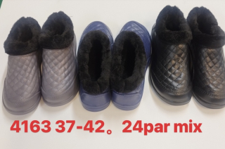Dámské kotníčkové zateplené nazouváky (37-42)