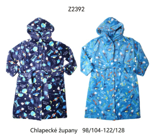 Chlapecký flaušový župan Wolf (98/104-122/128)