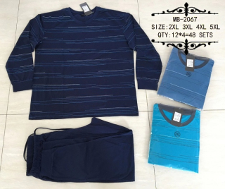 Pánské noční pyžamo N-FEEL (2XL-5XL)
