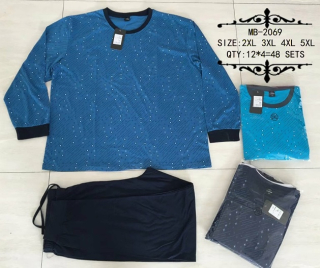 Pánské noční pyžamo N-FEEL (2XL-5XL)