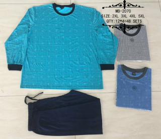 Pánské noční pyžamo N-FEEL (2XL-5XL)