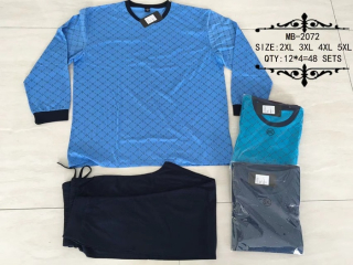 Pánské noční pyžamo N-FEEL (2XL-5XL)