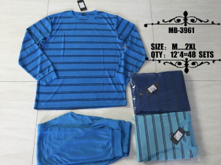 Pánské TEPLÉ noční pyžamo N-FEEL (M-XXL)