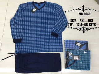 Pánské noční pyžamo N-FEEL (3XL-6XL)